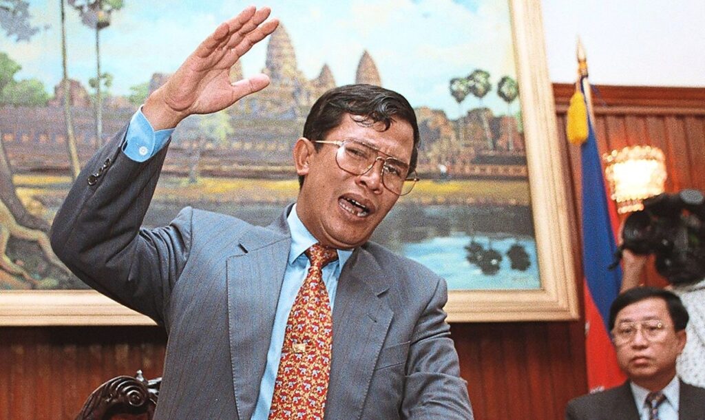 Hun Sen, the dictator of Cambodia