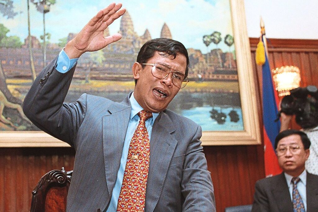 Hun Sen, the dictator of Cambodia